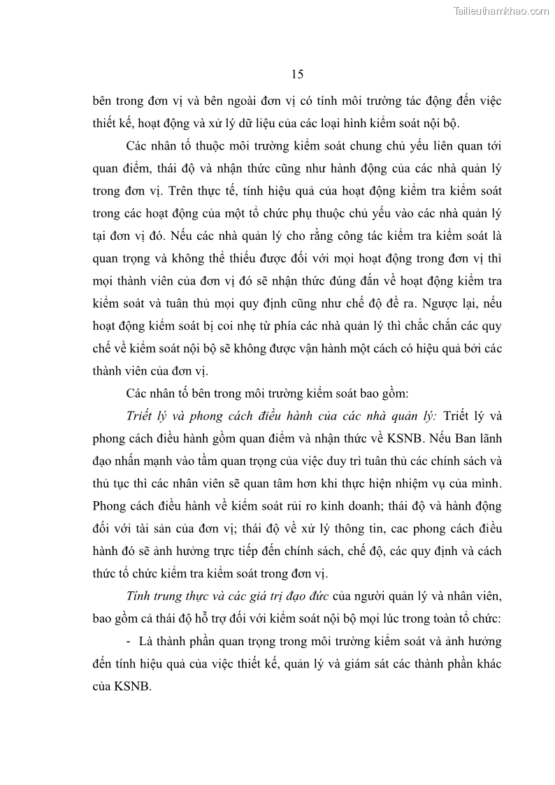 Luận văn thạc sĩ kế toán Hoàn thiện hệ thống kiểm soát nội bộ tại Bệnh viện Hữu nghị Việt Đức - 2 Trang 23