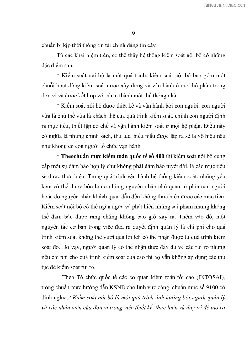 Luận văn thạc sĩ kế toán Hoàn thiện hệ thống kiểm soát nội bộ tại Bệnh viện Hữu nghị Việt Đức - 2 Trang 17