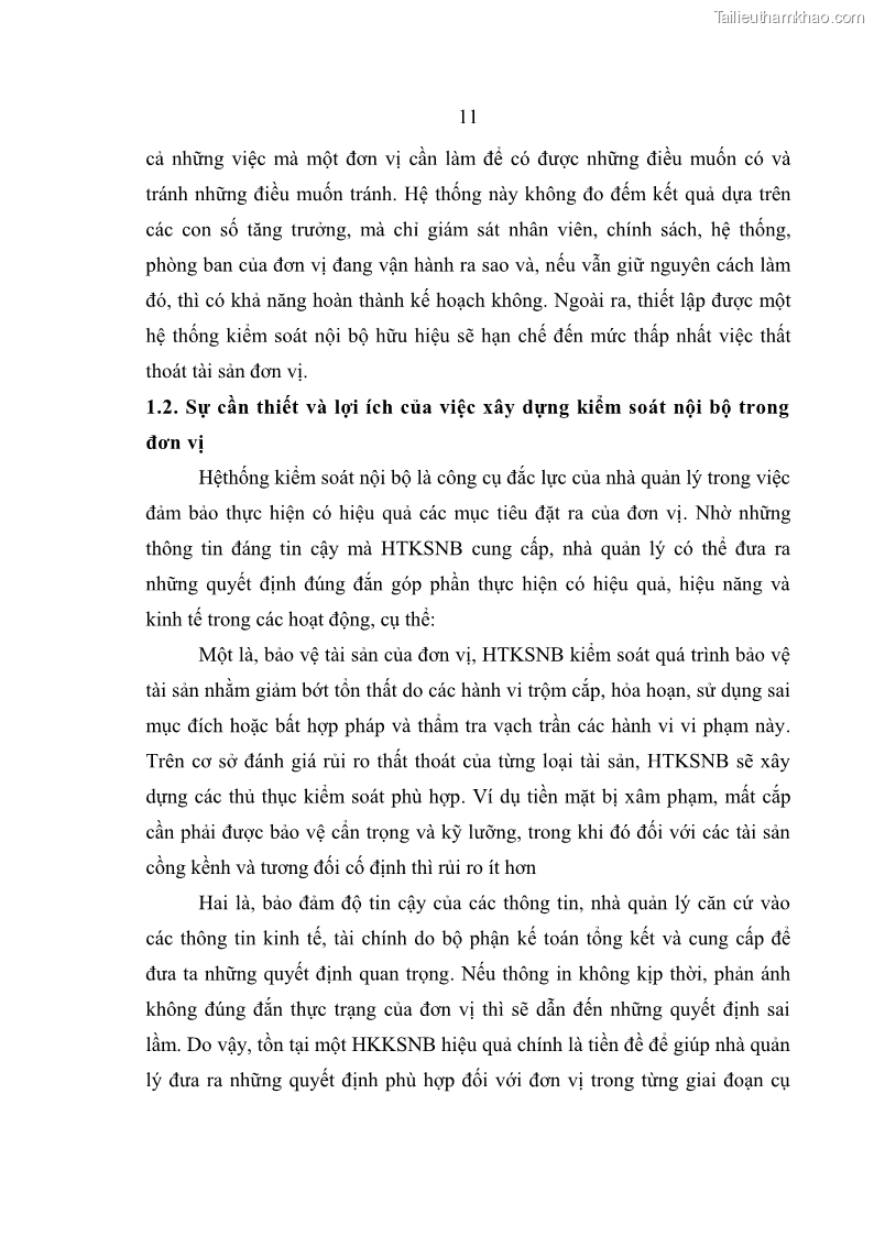 Luận văn thạc sĩ kế toán Hoàn thiện hệ thống kiểm soát nội bộ tại Bệnh viện Hữu nghị Việt Đức - 2 Trang 19