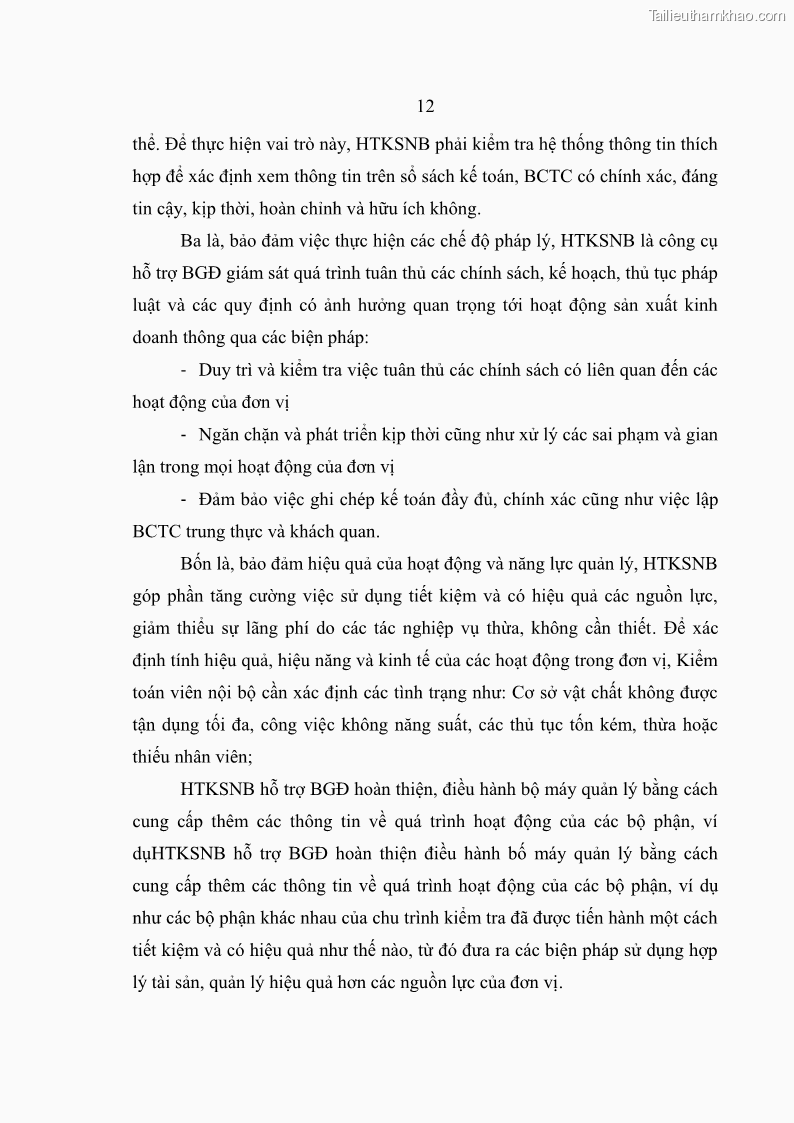 Luận văn thạc sĩ kế toán Hoàn thiện hệ thống kiểm soát nội bộ tại Bệnh viện Hữu nghị Việt Đức - 2 Trang 20