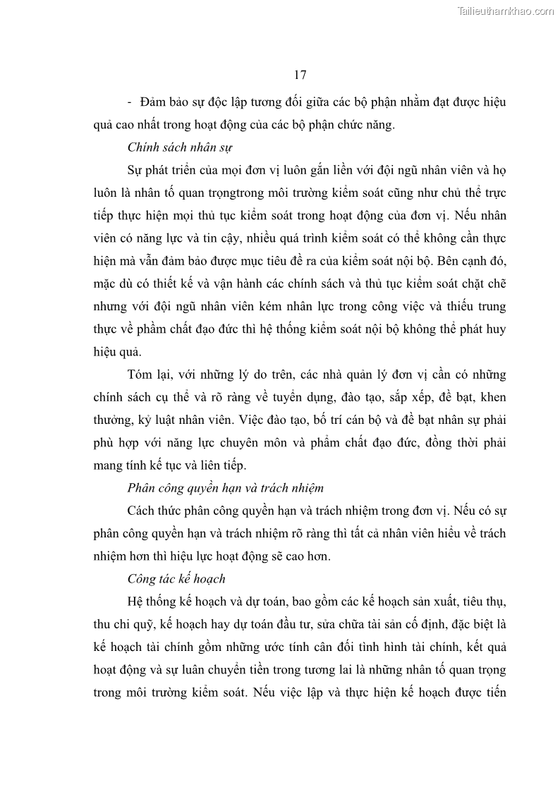 Luận văn thạc sĩ kế toán Hoàn thiện hệ thống kiểm soát nội bộ tại Bệnh viện Hữu nghị Việt Đức - 3 Trang 25