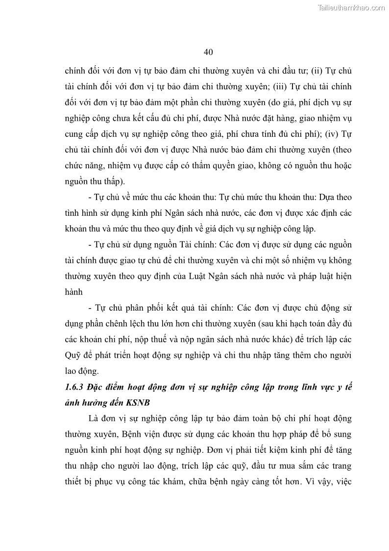 Luận văn thạc sĩ kế toán Hoàn thiện hệ thống kiểm soát nội bộ tại Bệnh viện Hữu nghị Việt Đức - 4 Trang 48