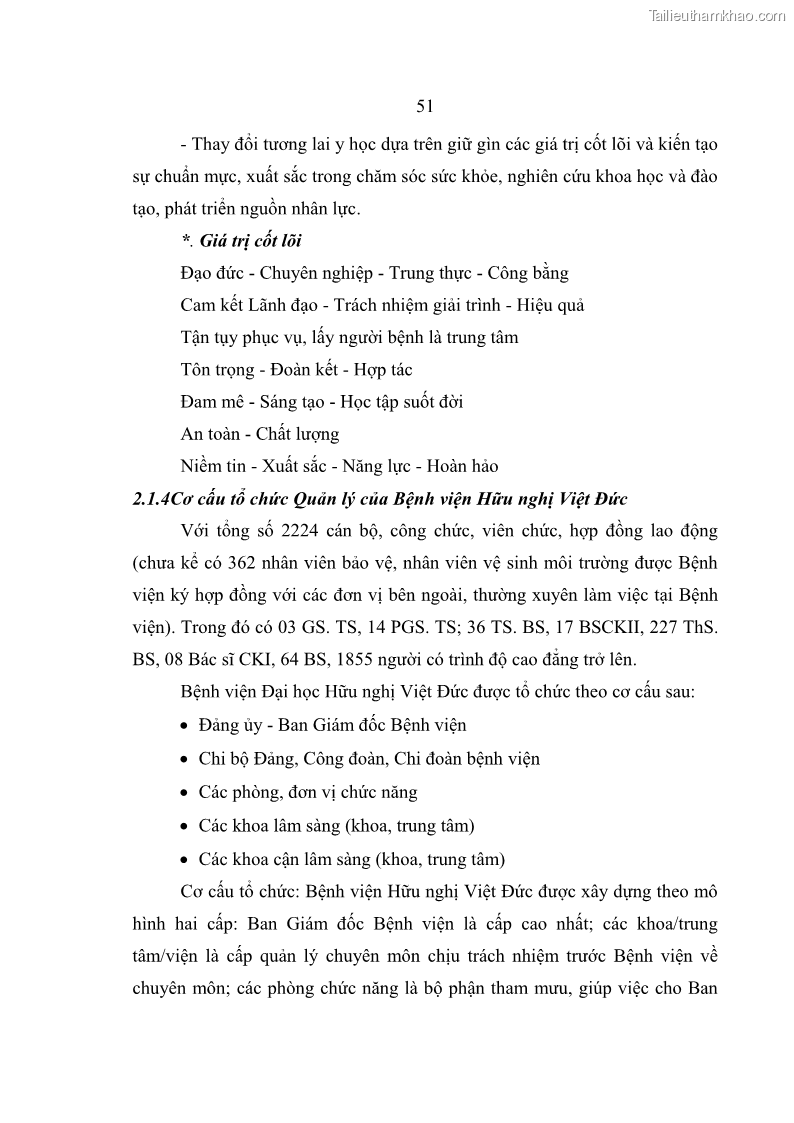 Luận văn thạc sĩ kế toán Hoàn thiện hệ thống kiểm soát nội bộ tại Bệnh viện Hữu nghị Việt Đức - 5 Trang 59