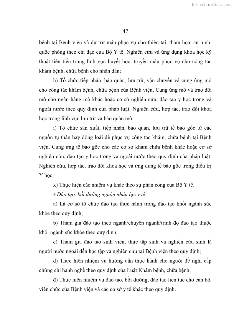Luận văn thạc sĩ kế toán Hoàn thiện hệ thống kiểm soát nội bộ tại Bệnh viện Hữu nghị Việt Đức - 5 Trang 55