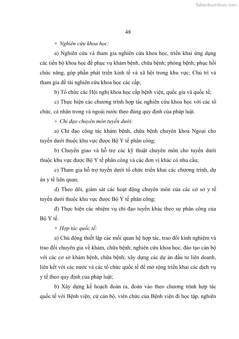 Luận văn thạc sĩ kế toán Hoàn thiện hệ thống kiểm soát nội bộ tại Bệnh viện Hữu nghị Việt Đức - 5 Trang 56