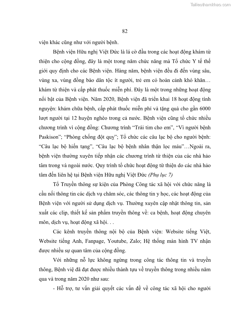 Luận văn thạc sĩ kế toán Hoàn thiện hệ thống kiểm soát nội bộ tại Bệnh viện Hữu nghị Việt Đức - 8 Trang 90