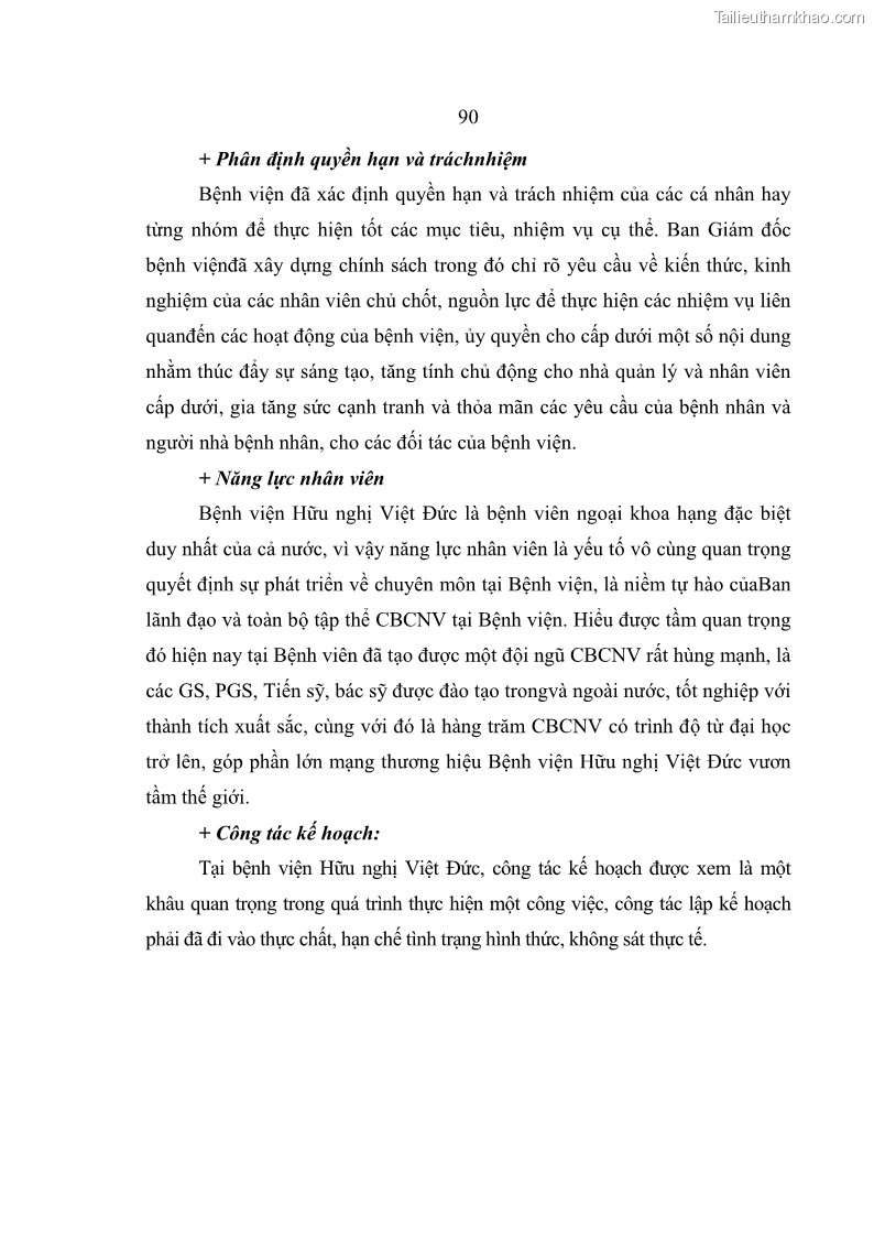 Luận văn thạc sĩ kế toán Hoàn thiện hệ thống kiểm soát nội bộ tại Bệnh viện Hữu nghị Việt Đức - 9 Trang 98