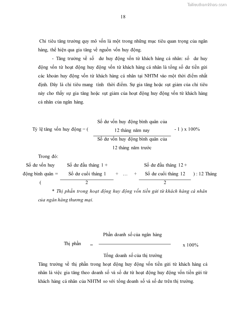 Luận văn thạc sĩ kinh tế Huy động vốn tiền gửi khách hàng cá nhân tại Ngân hàng TMCP Công thương VN – CN KCN Tiên Sơn - 3 Trang 28