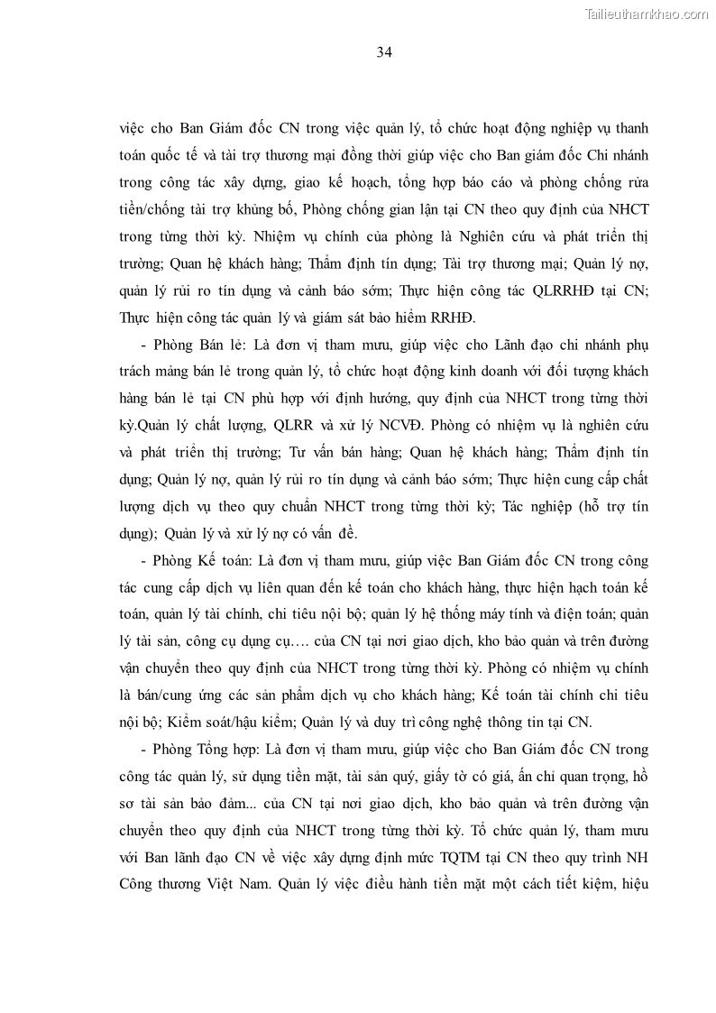 Luận văn thạc sĩ kinh tế Huy động vốn tiền gửi khách hàng cá nhân tại Ngân hàng TMCP Công thương VN – CN KCN Tiên Sơn - 4 Trang 44