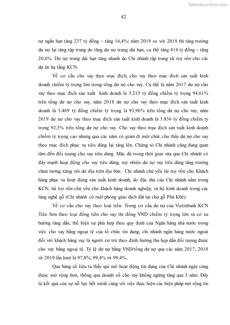 Luận văn thạc sĩ kinh tế Huy động vốn tiền gửi khách hàng cá nhân tại Ngân hàng TMCP Công thương VN – CN KCN Tiên Sơn - 5 Trang 52