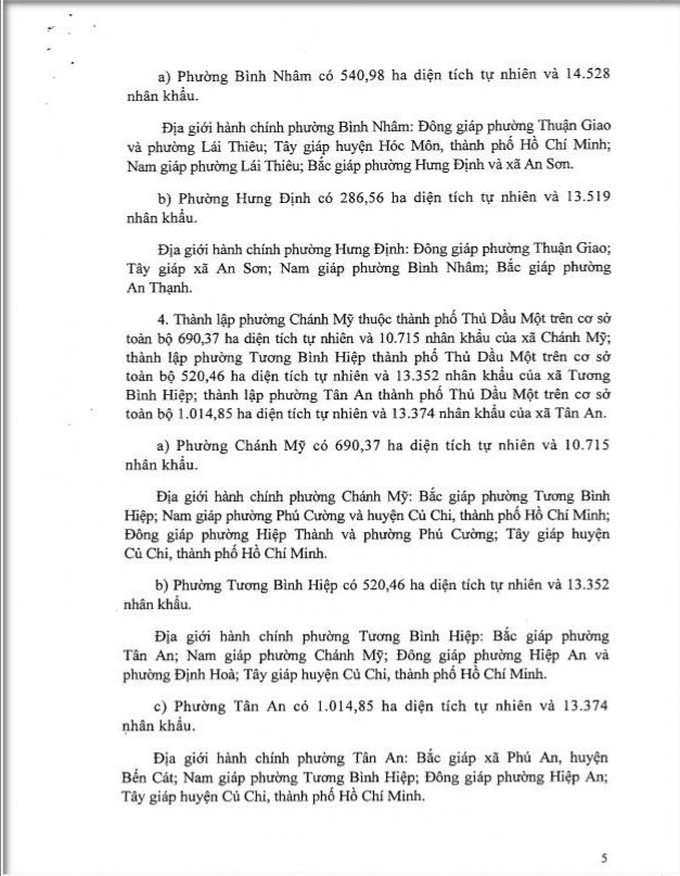 Phụ lục 5 Sự thay đổi hành chính của tỉnh Bình Dương từ năm 1997 đến 2017 3