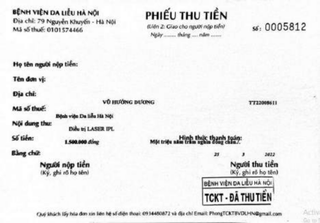 Phụ lục 2 6 Sổ quỹ tiền mặt Đơn vị Bệnh viện Da liễu Hà Nội Mẫu số 5