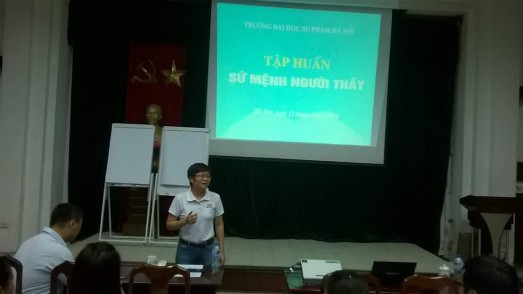 Khóa học Sứ mệnh người thầy của Trường ĐHSP Hà Nội tổ chức Giảng viên 1