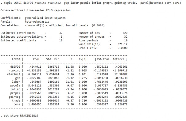 THUẾ SUẤT THUẾ TNDN VÀ FDI 1 MÔ HÌNH THUẾ SUẤT LUẬT ĐỊNH 1 1 PHƯƠNG PHÁP GLS 7