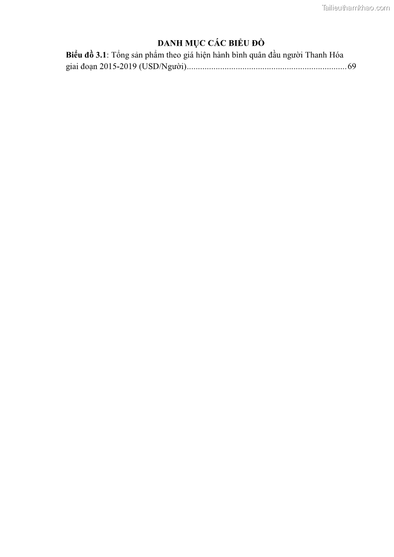 Luận án tiến sĩ kinh tế Phát triển bền vững du lịch tại Thanh Hóa - 1 Trang 10