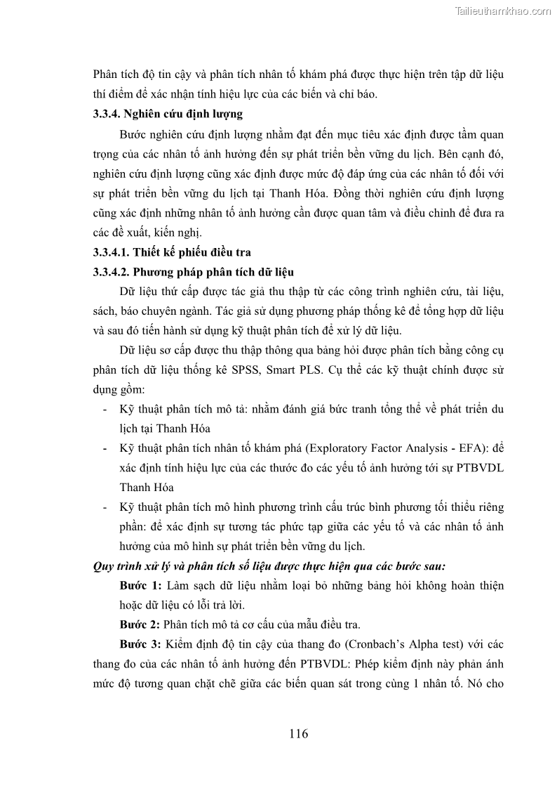 Luận án tiến sĩ kinh tế Phát triển bền vững du lịch tại Thanh Hóa - 11 Trang 126