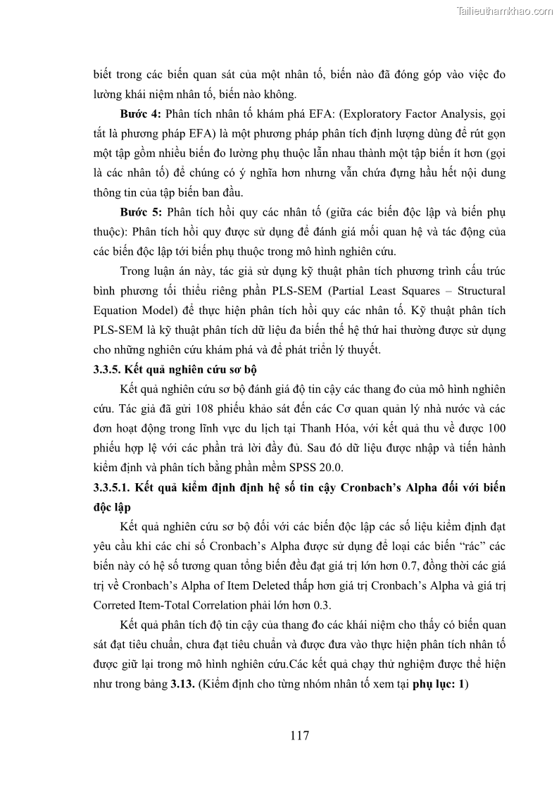 Luận án tiến sĩ kinh tế Phát triển bền vững du lịch tại Thanh Hóa - 11 Trang 127