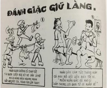 Hình 4 4 Đánh giặc giữ làng Nguồn Lí Trực Dũng 2011 Biếm họa Việt Nam 1