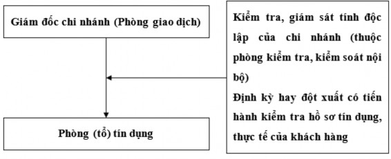 Hình 1 1 Mô hình thứ nhất về tổ chức quản trị rủi ro tín dụng Nguồn Phan 1
