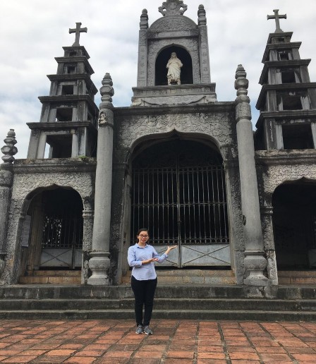 Nhà thờ đá Phát Diệm kính trái tim Đức Mẹ Họa tiết trang trí tại nhà thờ 3