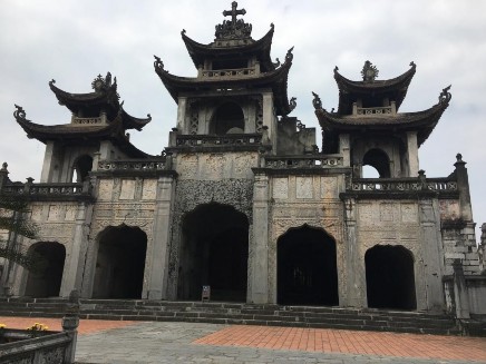 Nhà thờ lớn thuộc quần thể nhà thờ Phát Diệm 4 nhà thờ nhỏ của quần thể 6