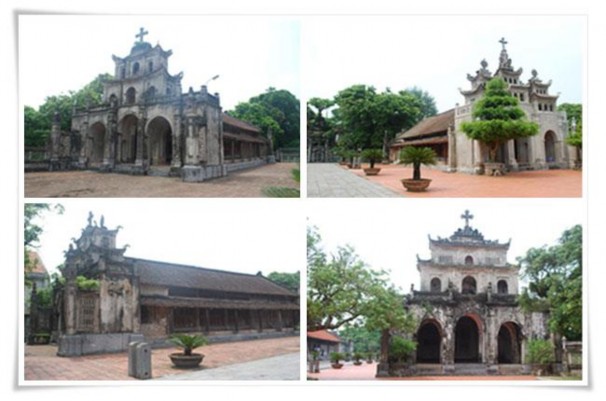 4 nhà thờ nhỏ của quần thể Phát Diệm Nhà thờ đan viện Châu Sơn Bên trong 7