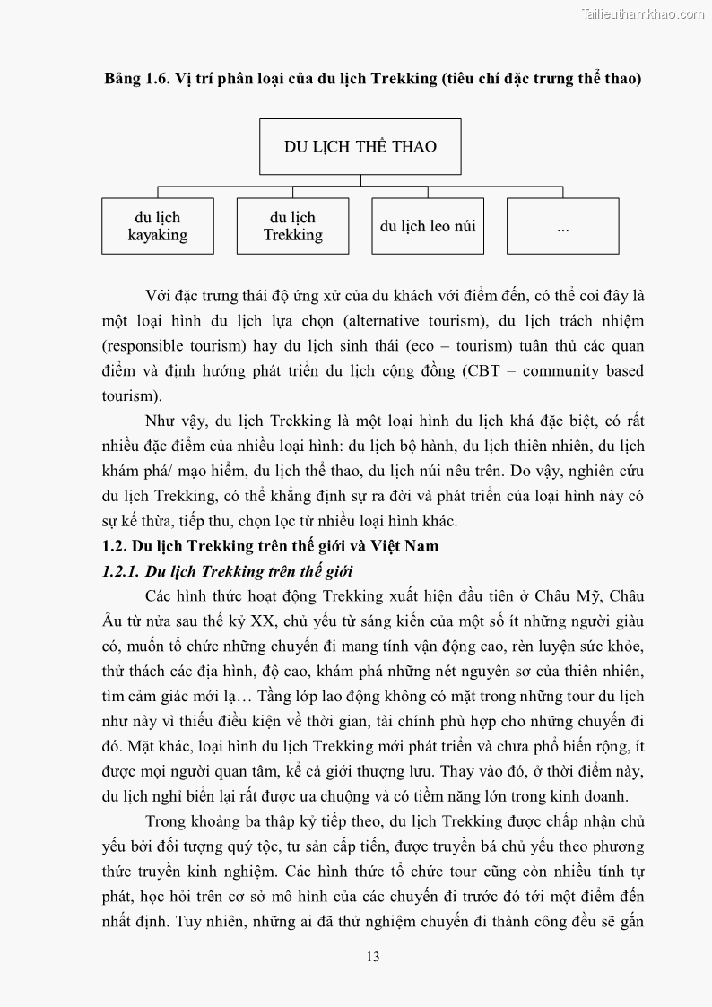 Khóa luận tốt nghiệp văn hóa du lịch Tìm hiểu khả năng khai thác và phát triển một số tuyến du lịch phục vụ du lịch Trekking tại Sa Pa - 2 Trang 23