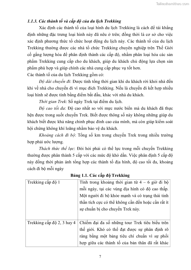 Khóa luận tốt nghiệp văn hóa du lịch Tìm hiểu khả năng khai thác và phát triển một số tuyến du lịch phục vụ du lịch Trekking tại Sa Pa - 2 Trang 17