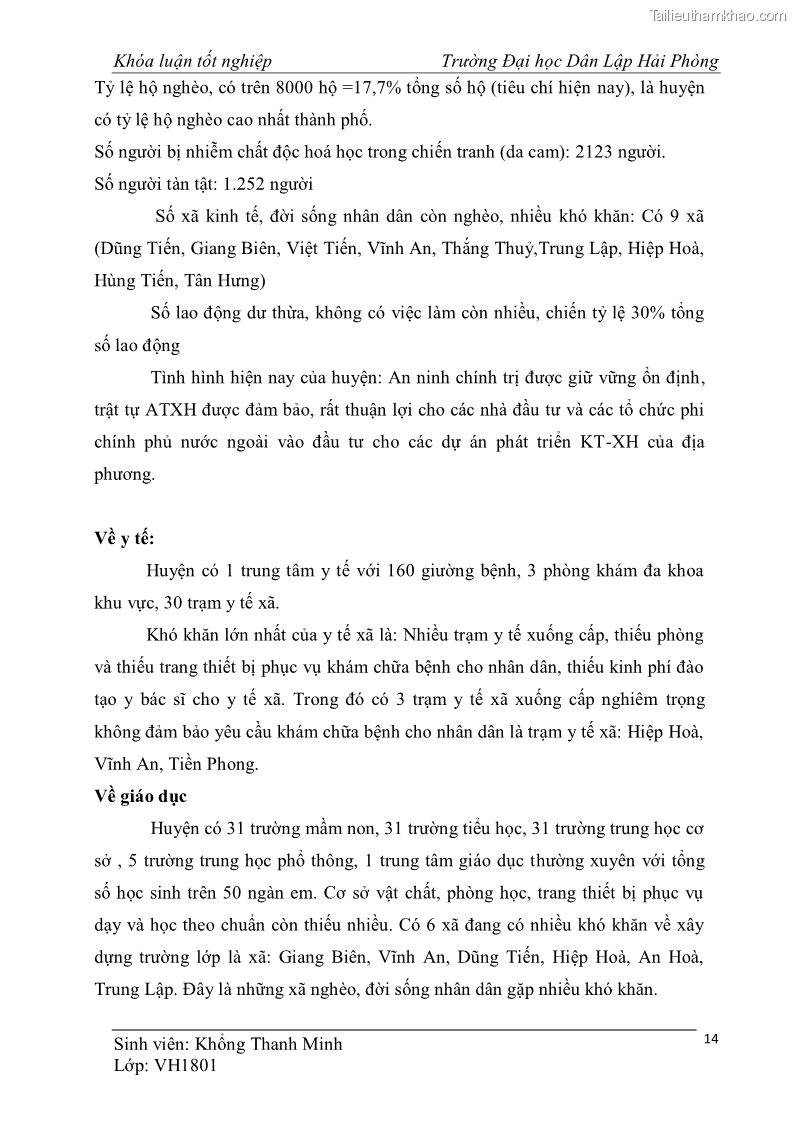 Khóa luận tốt nghiệp văn hóa du lịch Tìm hiểu một số điểm du lịch được học sinh sinh viên yêu thích ở Hải Phòng - 2 Trang 24