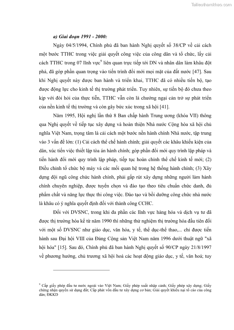 Luận án tiến sĩ quản trị kinh doanh Nâng cao chất lượng cung ứng dịch vụ hành chính công tỉnh Quảng Bình - 14 Trang 168