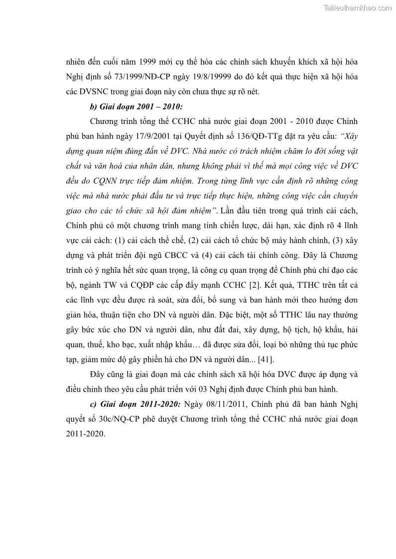 Luận án tiến sĩ quản trị kinh doanh Nâng cao chất lượng cung ứng dịch vụ hành chính công tỉnh Quảng Bình - 15 Trang 169