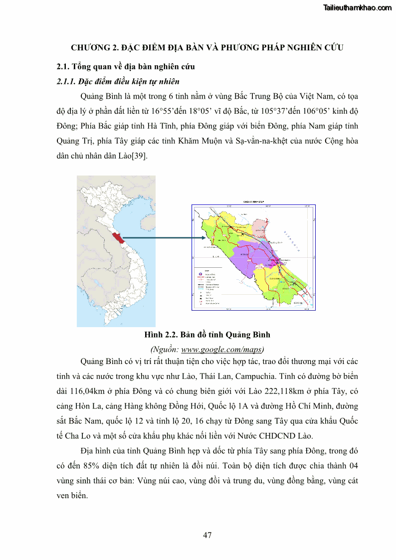 Luận án tiến sĩ quản trị kinh doanh Nâng cao chất lượng cung ứng dịch vụ hành chính công tỉnh Quảng Bình - 6 Trang 61