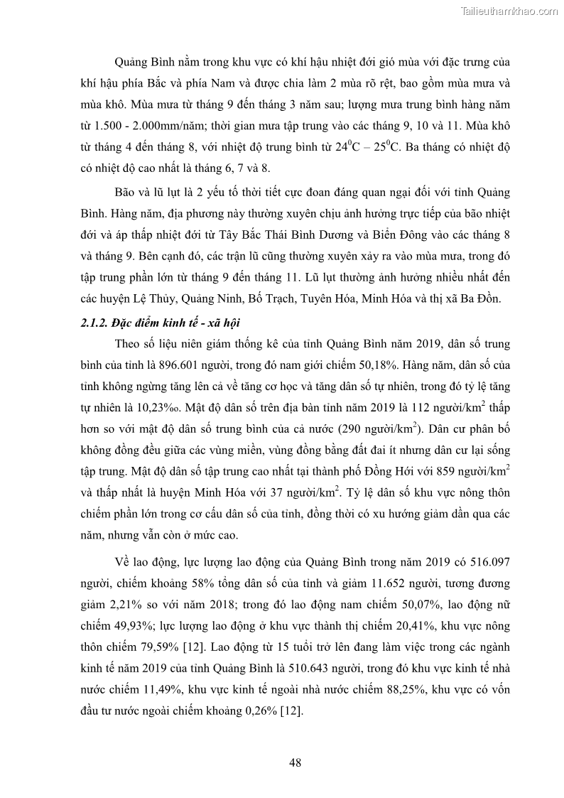 Luận án tiến sĩ quản trị kinh doanh Nâng cao chất lượng cung ứng dịch vụ hành chính công tỉnh Quảng Bình - 6 Trang 62