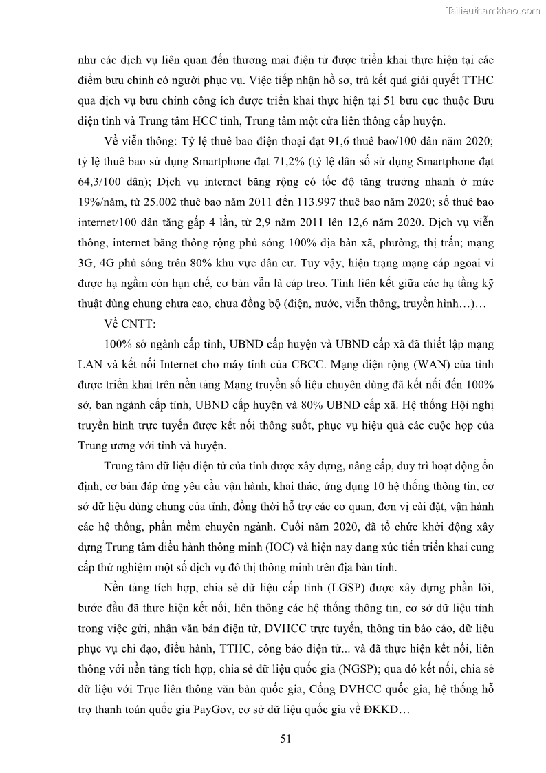 Luận án tiến sĩ quản trị kinh doanh Nâng cao chất lượng cung ứng dịch vụ hành chính công tỉnh Quảng Bình - 6 Trang 65