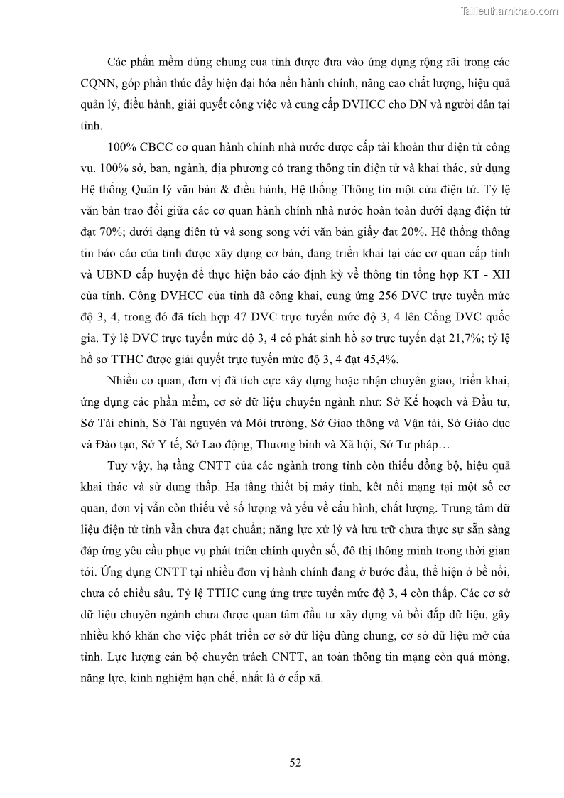 Luận án tiến sĩ quản trị kinh doanh Nâng cao chất lượng cung ứng dịch vụ hành chính công tỉnh Quảng Bình - 6 Trang 66