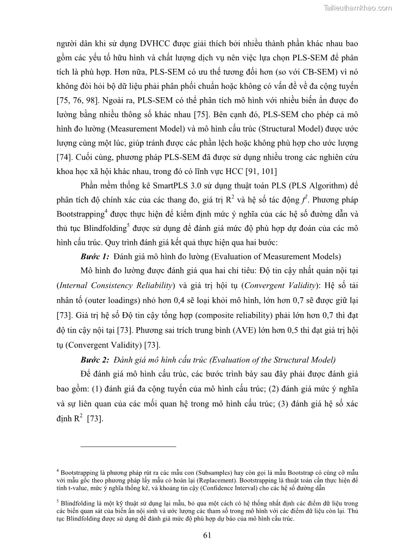 Luận án tiến sĩ quản trị kinh doanh Nâng cao chất lượng cung ứng dịch vụ hành chính công tỉnh Quảng Bình - 7 Trang 75