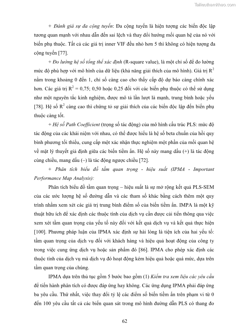 Luận án tiến sĩ quản trị kinh doanh Nâng cao chất lượng cung ứng dịch vụ hành chính công tỉnh Quảng Bình - 7 Trang 76