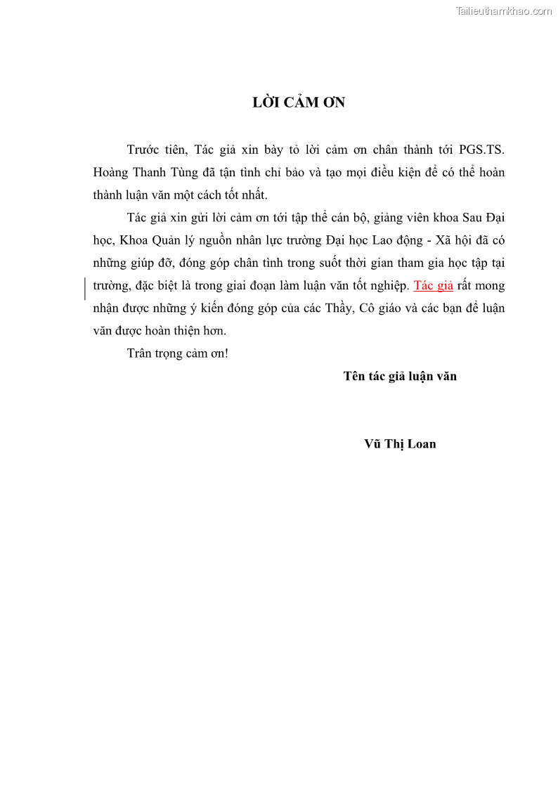 Luận văn thạc sĩ quản trị nhân lực Nâng cao chất lượng nguồn nhân lực tại Ngân hàng Nông nghiệp và Phát triển Nông thôn Việt Nam - Chi nhánh Sở giao dịch - 1 Trang 4