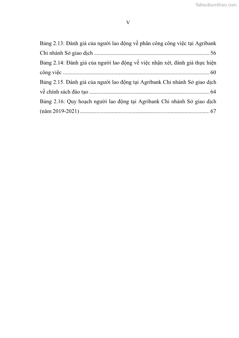 Luận văn thạc sĩ quản trị nhân lực Nâng cao chất lượng nguồn nhân lực tại Ngân hàng Nông nghiệp và Phát triển Nông thôn Việt Nam - Chi nhánh Sở giao dịch - 1 Trang 9