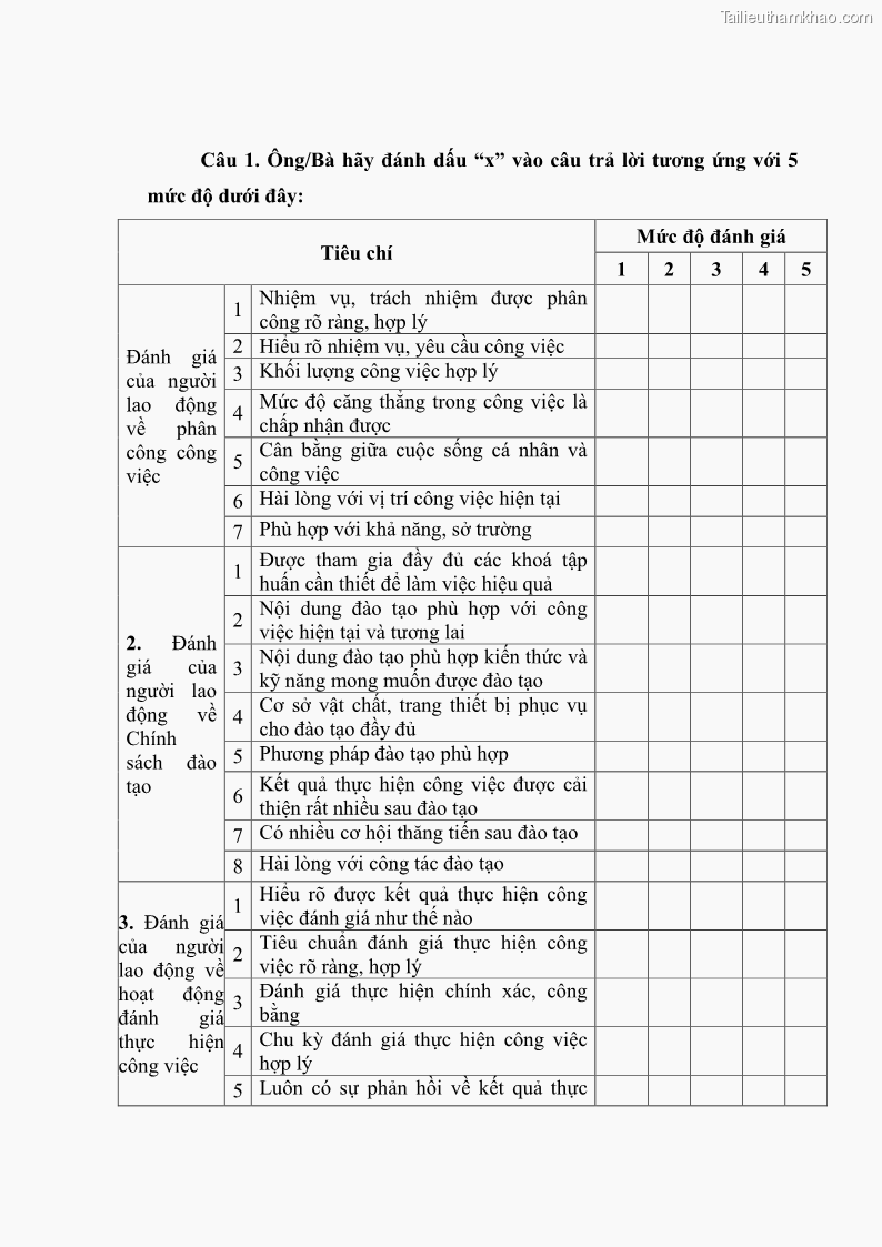 Luận văn thạc sĩ quản trị nhân lực Nâng cao chất lượng nguồn nhân lực tại Ngân hàng Nông nghiệp và Phát triển Nông thôn Việt Nam - Chi nhánh Sở giao dịch - 10 Trang 114