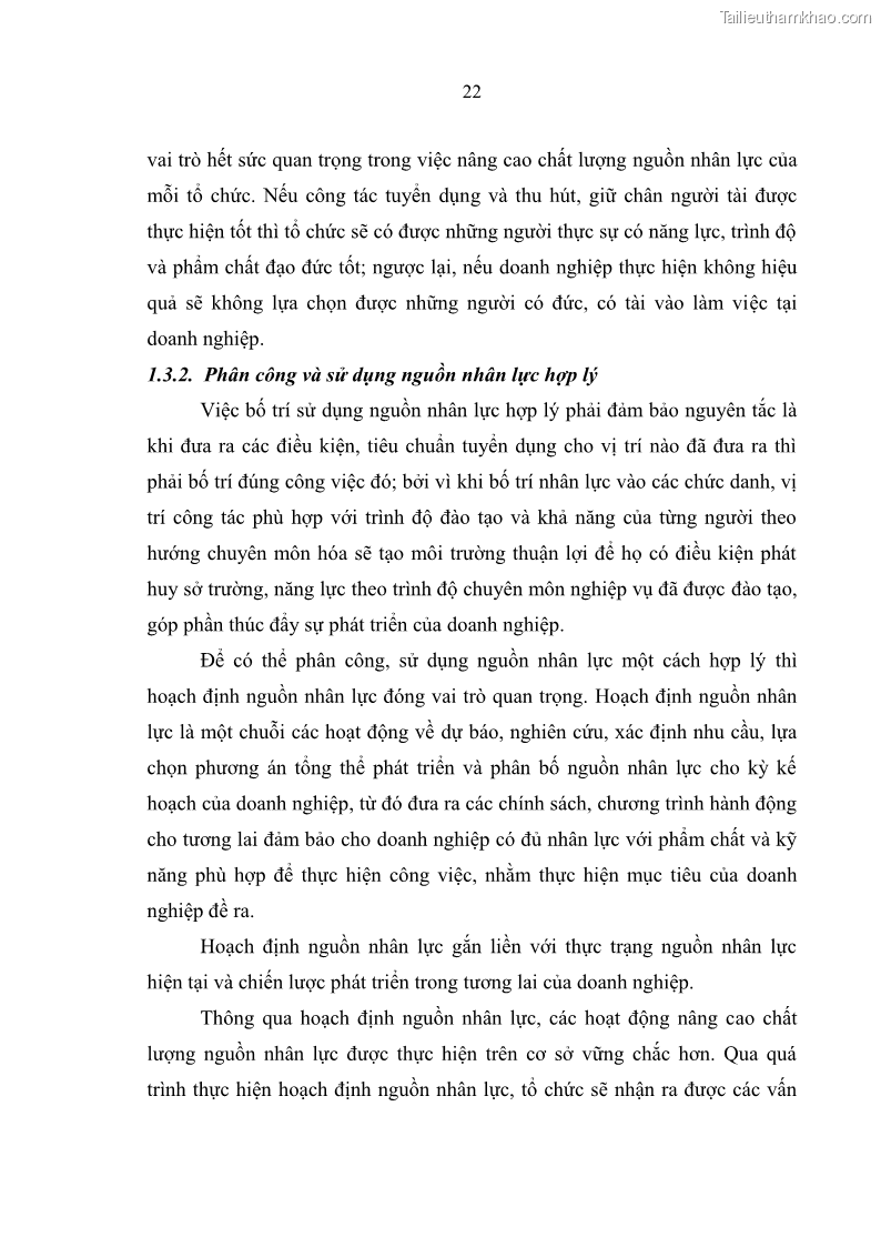 Luận văn thạc sĩ quản trị nhân lực Nâng cao chất lượng nguồn nhân lực tại Ngân hàng Nông nghiệp và Phát triển Nông thôn Việt Nam - Chi nhánh Sở giao dịch - 3 Trang 32