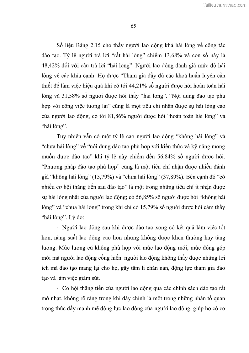 Luận văn thạc sĩ quản trị nhân lực Nâng cao chất lượng nguồn nhân lực tại Ngân hàng Nông nghiệp và Phát triển Nông thôn Việt Nam - Chi nhánh Sở giao dịch - 7 Trang 75