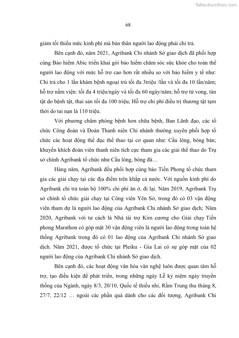 Luận văn thạc sĩ quản trị nhân lực Nâng cao chất lượng nguồn nhân lực tại Ngân hàng Nông nghiệp và Phát triển Nông thôn Việt Nam - Chi nhánh Sở giao dịch - 7 Trang 78