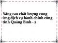 Nâng cao chất lượng cung ứng dịch vụ hành chính công tỉnh Quảng Bình - 2