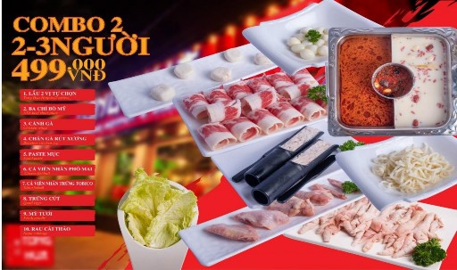 COMBO 499 000VND Dành cho 2 3 người 6