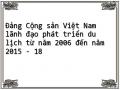 Đảng Cộng sản Việt Nam lãnh đạo phát triển du lịch từ năm 2006 đến năm 2015 - 18