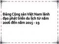 Đảng Cộng sản Việt Nam lãnh đạo phát triển du lịch từ năm 2006 đến năm 2015 - 19