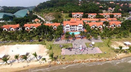 Khu biệt thự nghỉ dưỡng ven biển Bãi tắm nhân tạo tại đảo Tuần Châu Sân 3