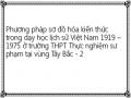 Phương pháp sơ đồ hóa kiến thức trong dạy học lịch sử Việt Nam 1919 – 1975 ở trường THPT Thực nghiệm sư phạm tại vùng Tây Bắc - 2