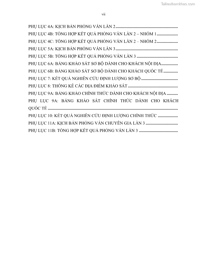 Luận án tiến sĩ quản trị kinh doanh Mối quan hệ giữa nhận thức rủi ro, hạnh phúc chủ quan và ý định quay lại của khách du lịch tại Việt Nam - Trường hợp nghiên cứu tại thành phố Hồ Chí Minh - 1 Trang 9